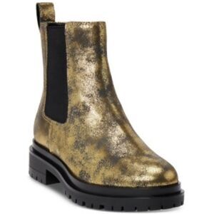 Corinne Womens Leather Ankle Booties